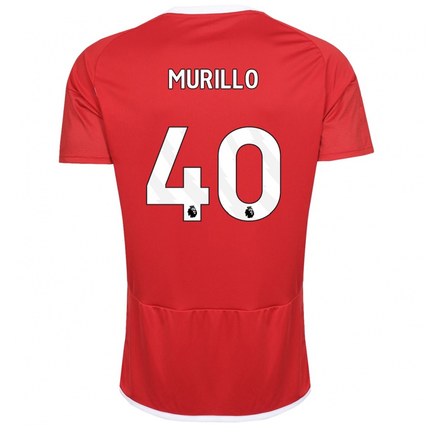 Kandiny Muži Murillo #40 Červená Dresy Hazai Csapatmez 2023/24 Triĭká