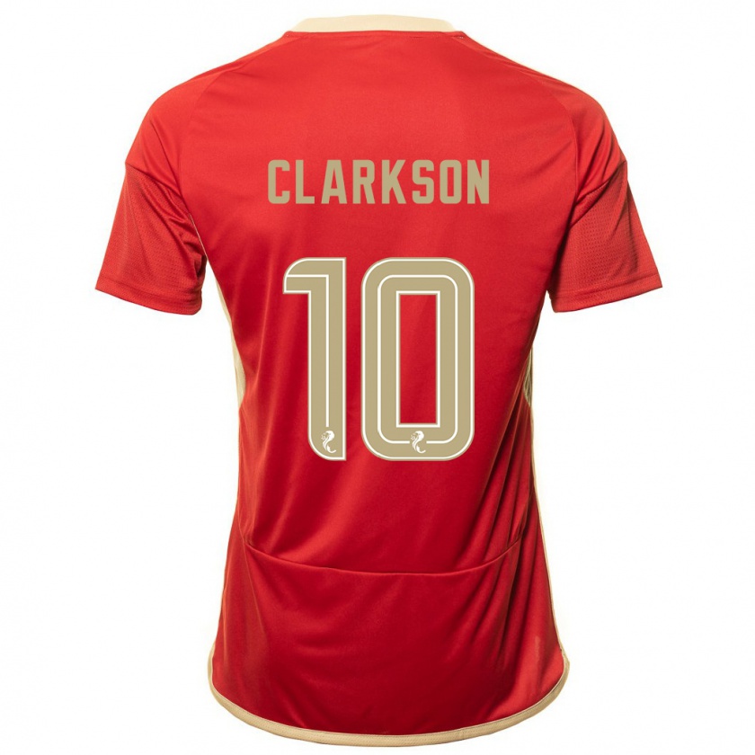 Kandiny Muži Leighton Clarkson #10 Červená Dresy Hazai Csapatmez 2023/24 Triĭká