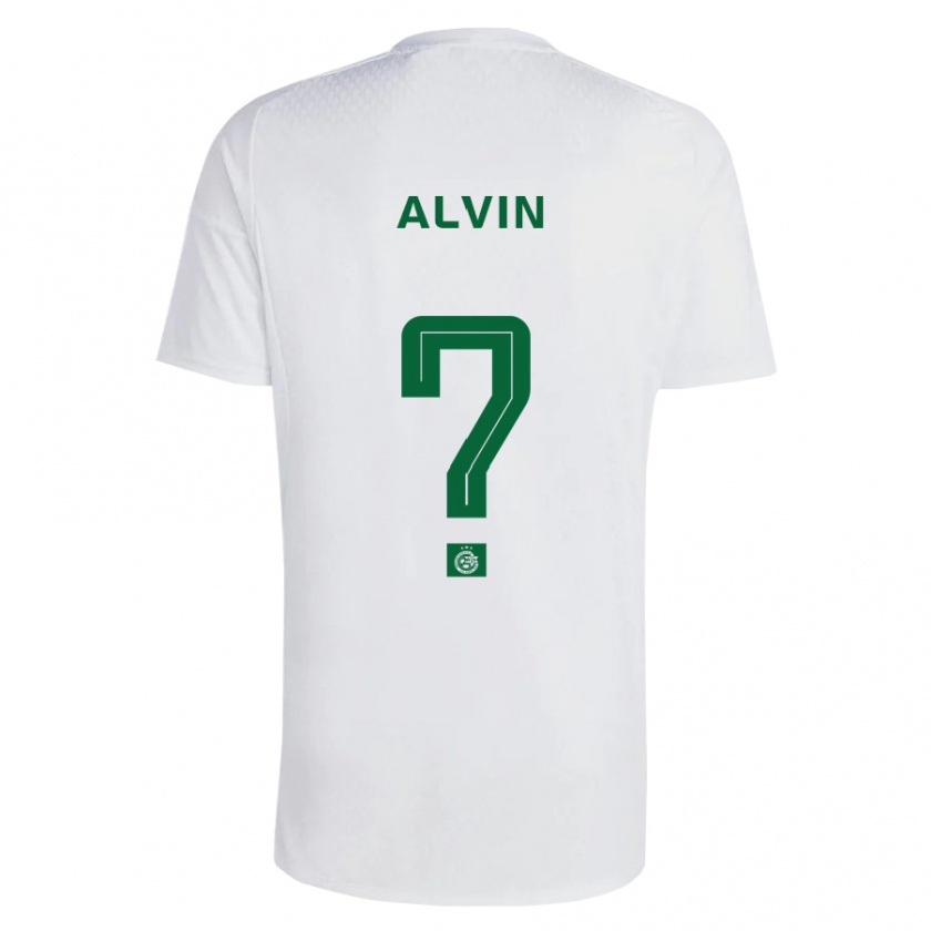 Kandiny Muži Glenn Alvin #0 Zelená Modrá Dresy Idegenbeli Csapatmez 2023/24 Triĭká
