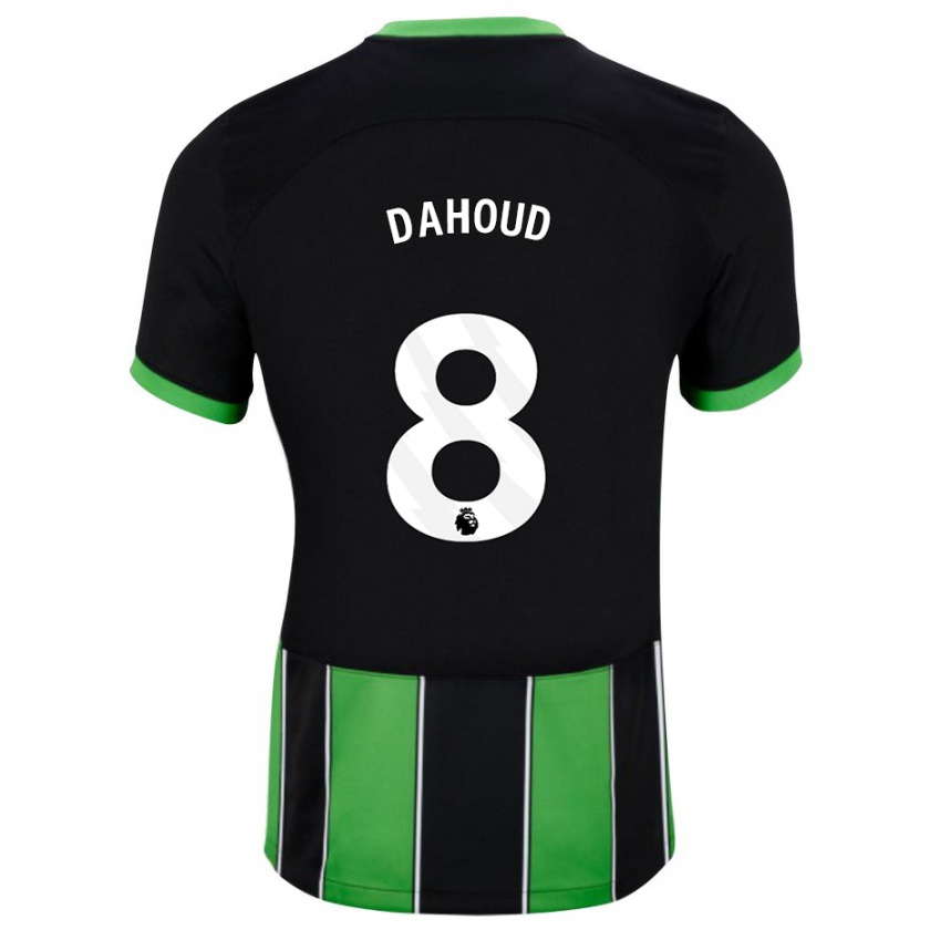 Kandiny Muži Mahmoud Dahoud #8 Čierna Zelená Dresy Idegenbeli Csapatmez 2023/24 Triĭká