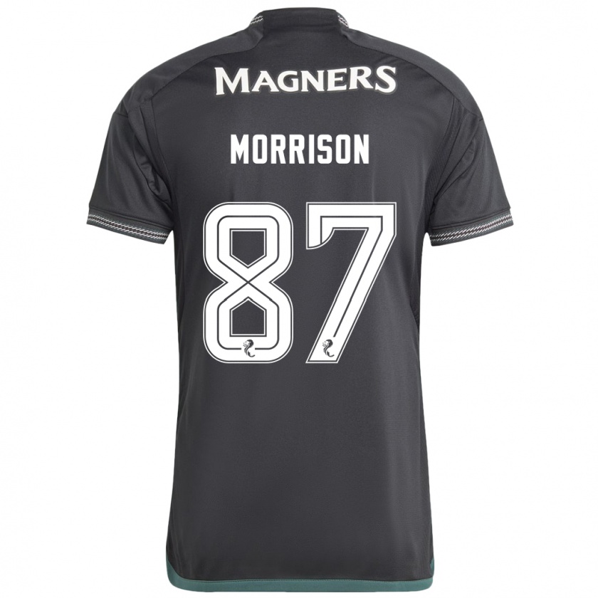 Kandiny Muži Joe Morrison #87 Čierna Dresy Idegenbeli Csapatmez 2023/24 Triĭká