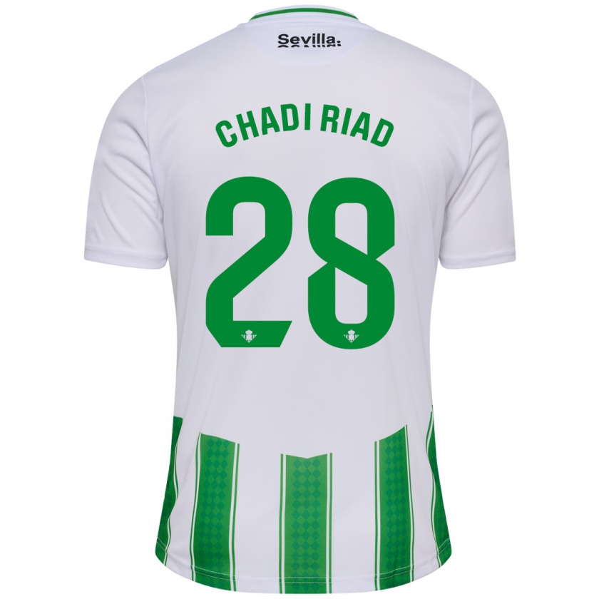 Kandiny Ženy Chadi Riad #28 Biely Dresy Hazai Csapatmez 2023/24 Triĭká