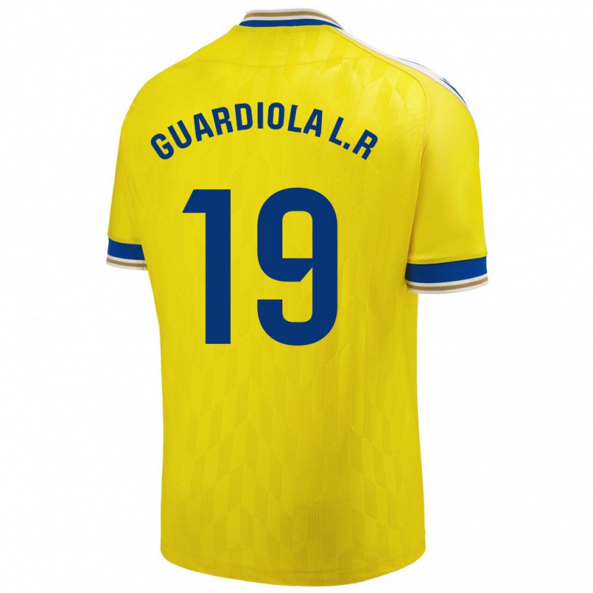 Kandiny Ženy Sergi Guardiola #19 Žltá Dresy Hazai Csapatmez 2023/24 Triĭká