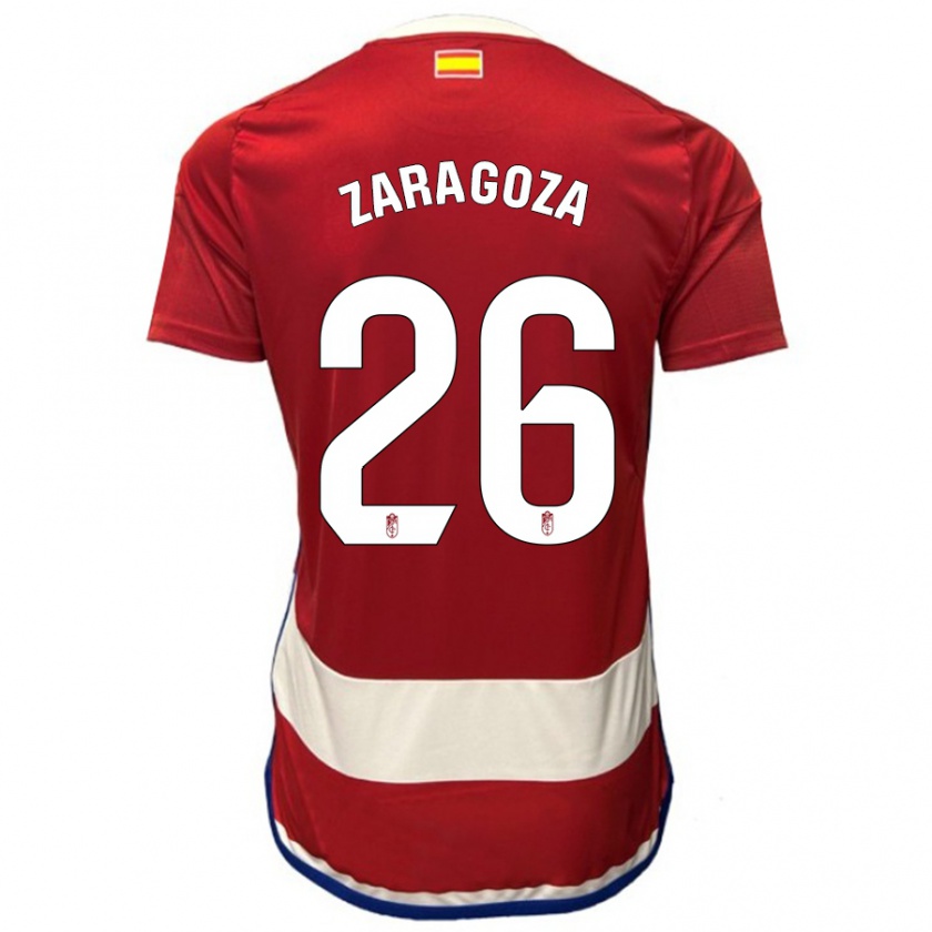 Kandiny Ženy Bryan Zaragoza #26 Červená Dresy Hazai Csapatmez 2023/24 Triĭká