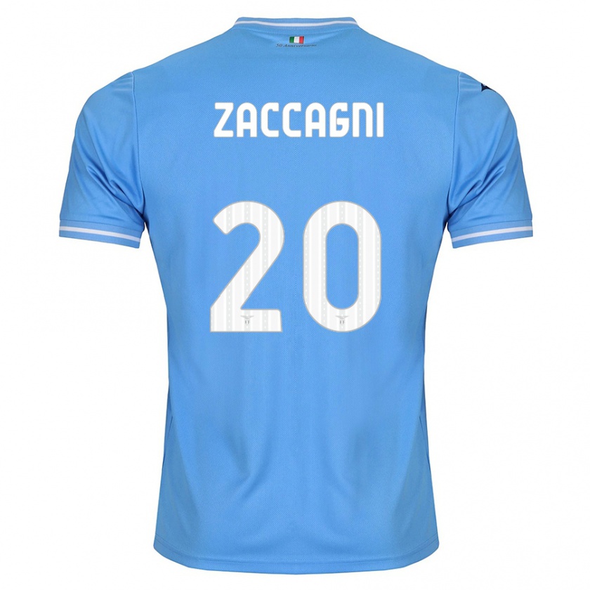 Kandiny Ženy Mattia Zaccagni #20 Modrá Dresy Hazai Csapatmez 2023/24 Triĭká