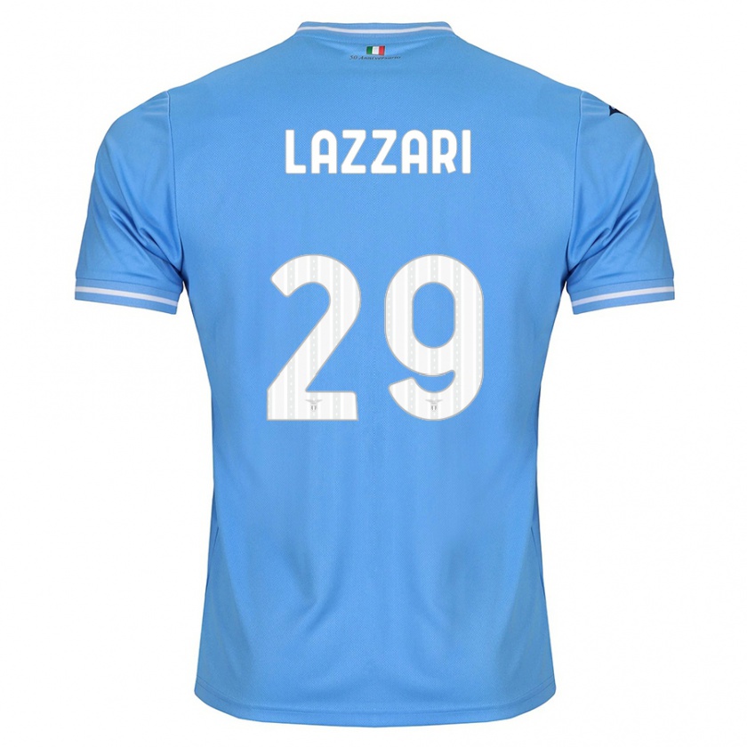 Kandiny Ženy Manuel Lazzari #29 Modrá Dresy Hazai Csapatmez 2023/24 Triĭká