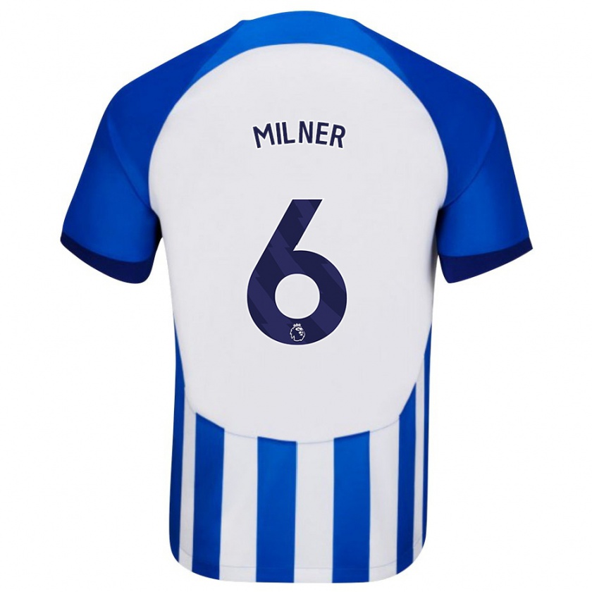 Kandiny Ženy James Milner #6 Modrá Dresy Hazai Csapatmez 2023/24 Triĭká