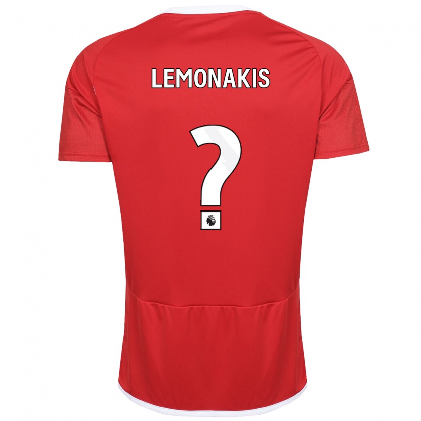 Kandiny Ženy Georgios Lemonakis #0 Červená Dresy Hazai Csapatmez 2023/24 Triĭká