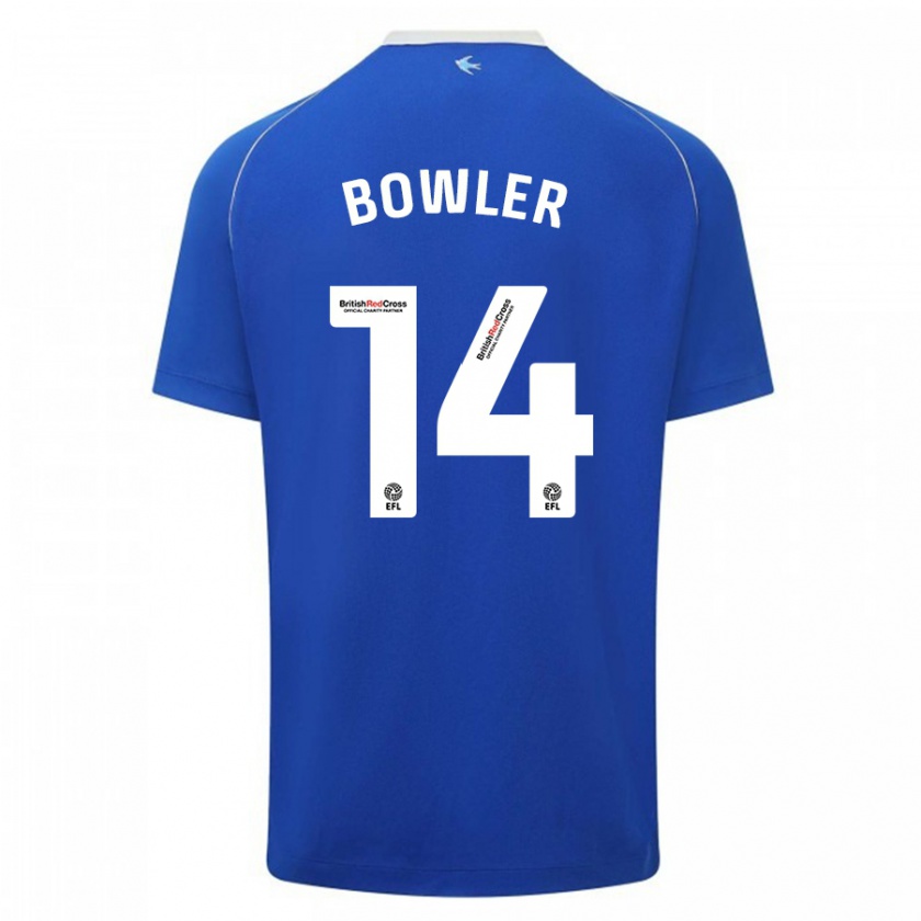 Kandiny Ženy Josh Bowler #14 Modrá Dresy Hazai Csapatmez 2023/24 Triĭká