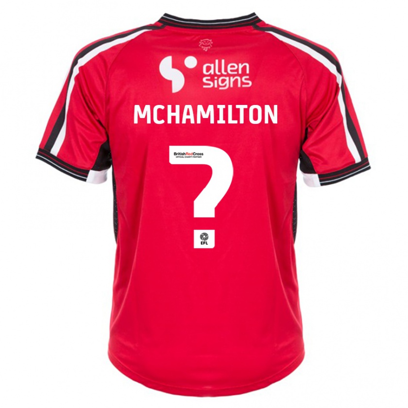 Kandiny Ženy Toni Mchamilton #0 Červená Dresy Hazai Csapatmez 2023/24 Triĭká