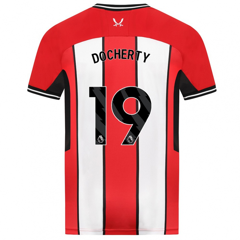 Kandiny Ženy Charley Docherty #19 Červená Dresy Hazai Csapatmez 2023/24 Triĭká