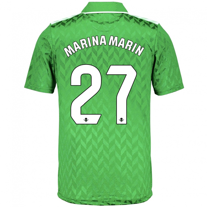 Kandiny Ženy Marina Marín #27 Zelená Dresy Idegenbeli Csapatmez 2023/24 Triĭká