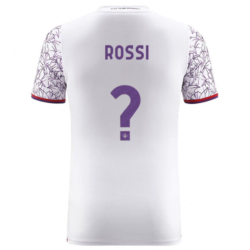 Kandiny Ženy Alessandro Rossi #0 Biely Dresy Idegenbeli Csapatmez 2023/24 Triĭká