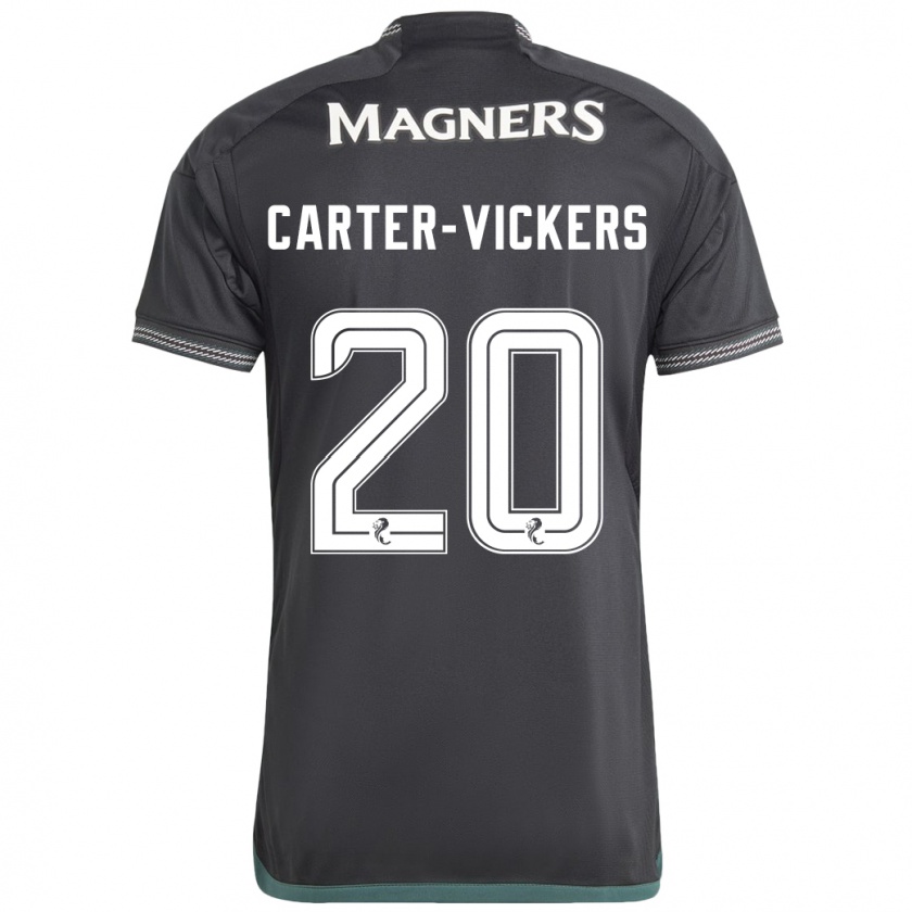 Kandiny Ženy Cameron Carter-Vickers #20 Čierna Dresy Idegenbeli Csapatmez 2023/24 Triĭká