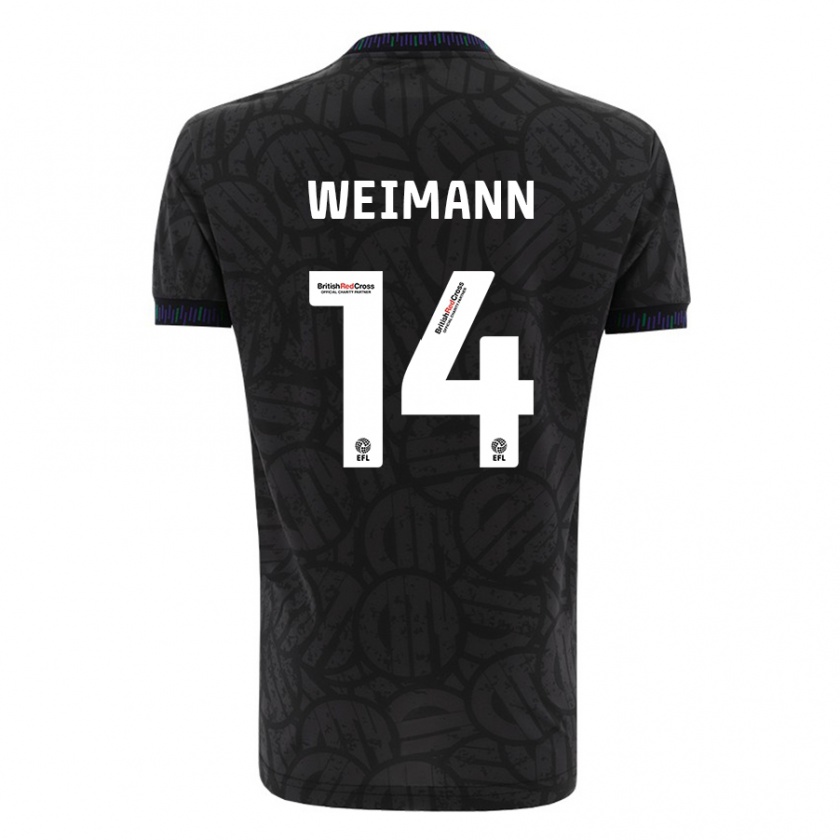 Kandiny Ženy Andreas Weimann #14 Čierna Dresy Idegenbeli Csapatmez 2023/24 Triĭká