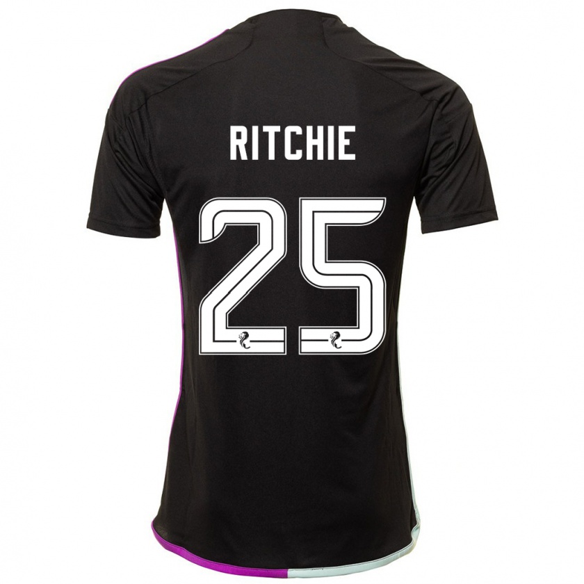 Kandiny Ženy Tom Ritchie #25 Čierna Dresy Idegenbeli Csapatmez 2023/24 Triĭká