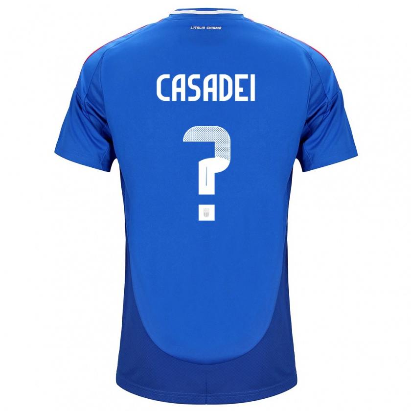 Kandiny Deti Taliansko Cesare Casadei #0 Modrá Dresy Hazai Csapatmez 24-26 Triĭká
