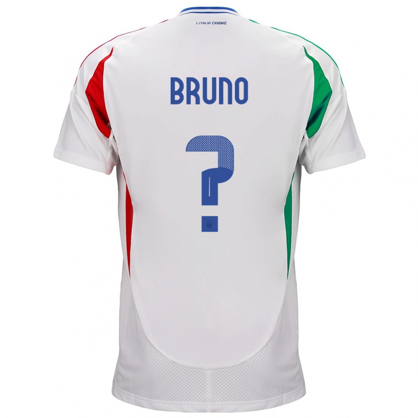 Kandiny Deti Taliansko Giovanni Bruno #0 Biely Dresy Idegenbeli Csapatmez 24-26 Triĭká