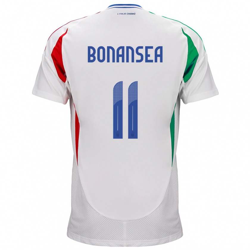 Kandiny Muži Taliansko Barbara Bonansea #11 Biely Dresy Idegenbeli Csapatmez 24-26 Triĭká