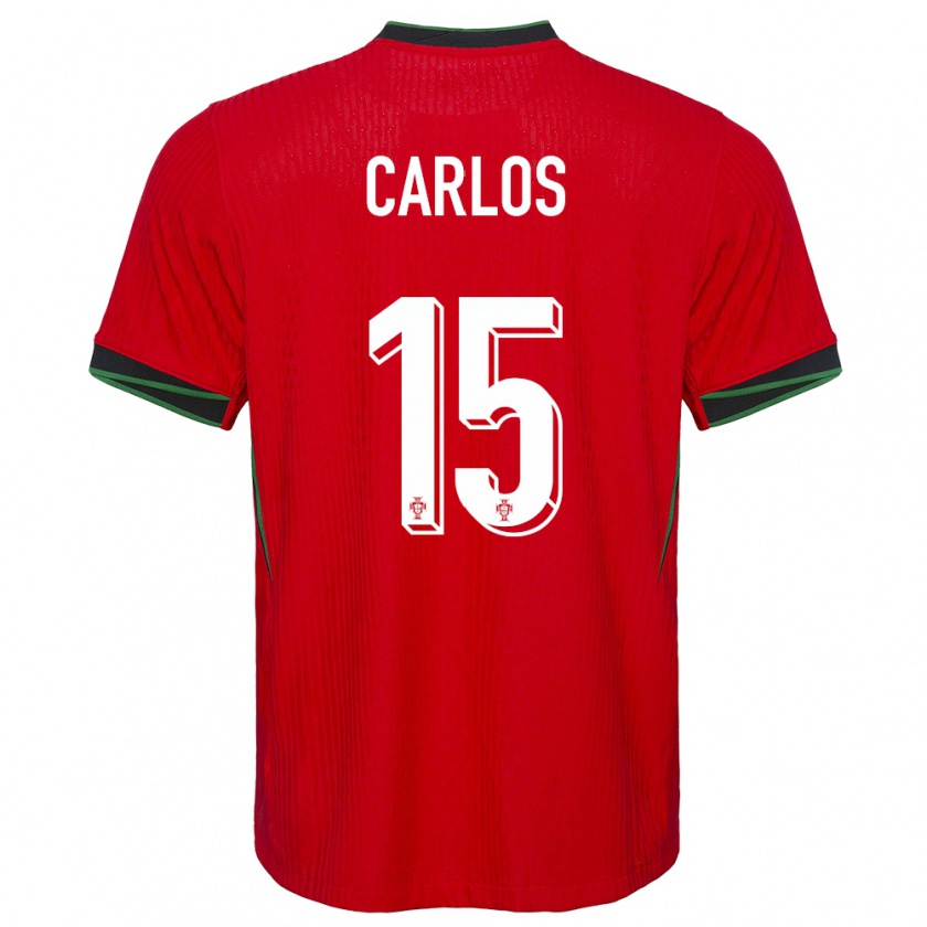 Kandiny Ženy Portugalsko Ze Carlos #15 Červená Dresy Hazai Csapatmez 24-26 Triĭká