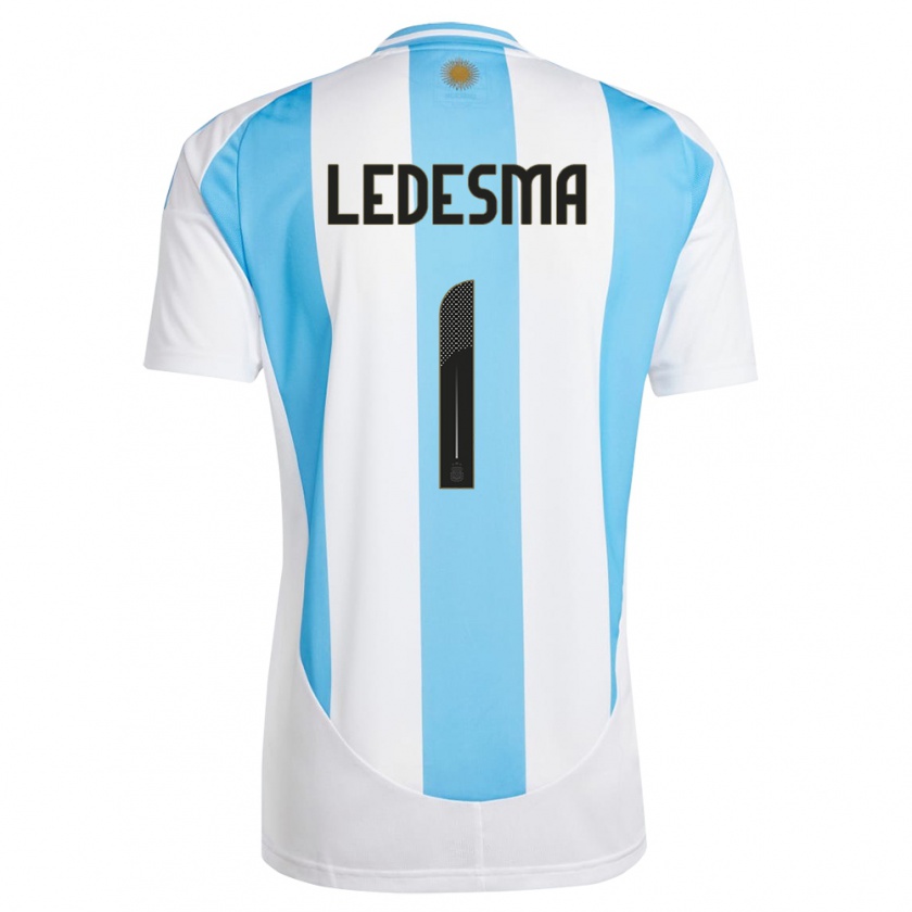 Kandiny Ženy Argentína Jeremias Ledesma #1 Biela Modrá Dresy Hazai Csapatmez 24-26 Triĭká