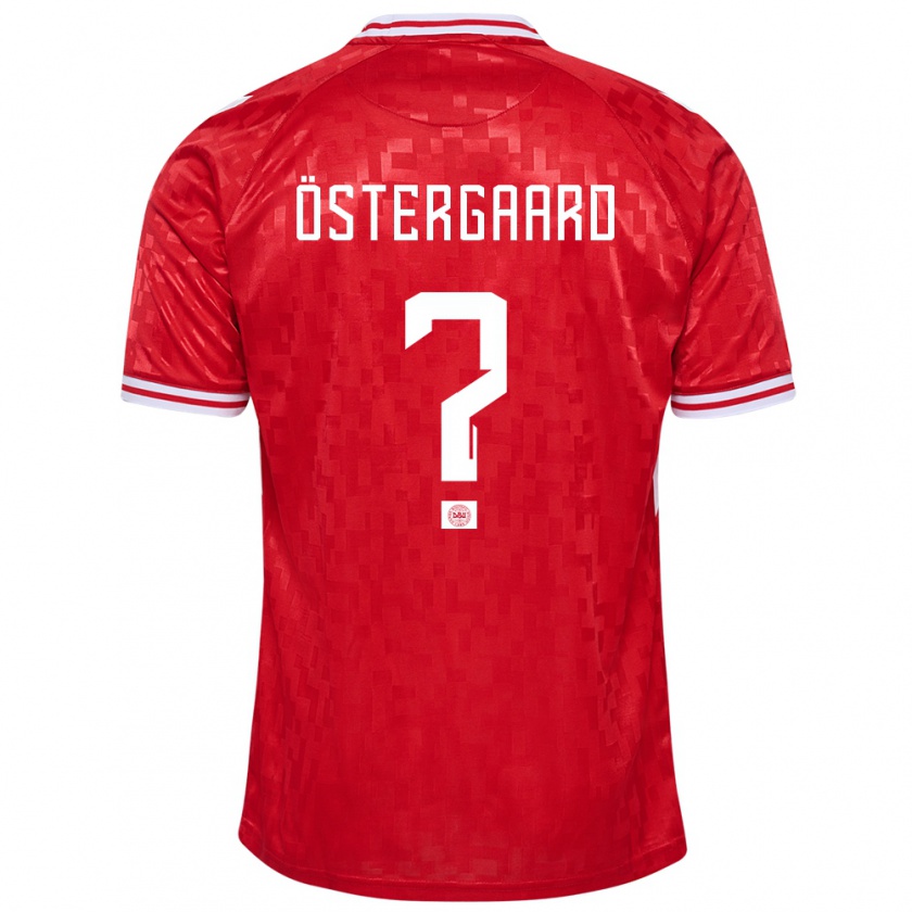 Kandiny Ženy Dánsko Christian Östergaard #0 Červená Dresy Hazai Csapatmez 24-26 Triĭká