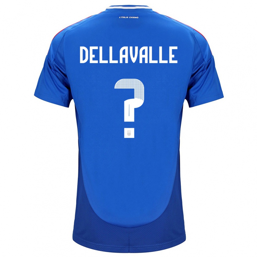 Kandiny Ženy Taliansko Alessandro Dellavalle #0 Modrá Dresy Hazai Csapatmez 24-26 Triĭká