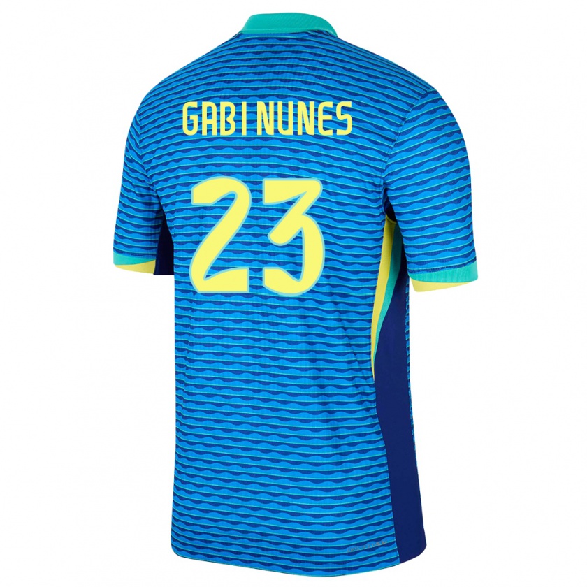 Kandiny Ženy Brazília Gabi Nunes #23 Modrá Dresy Idegenbeli Csapatmez 24-26 Triĭká
