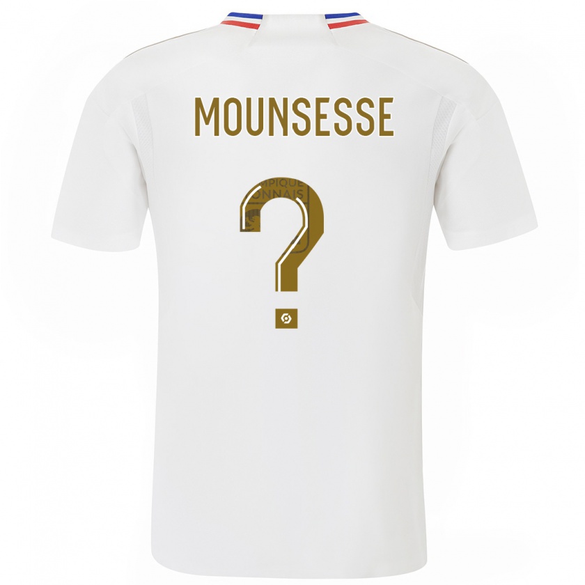 Kandiny Deti Jérémy Mounsesse #0 Biely Dresy Hazai Csapatmez 2023/24 Triĭká