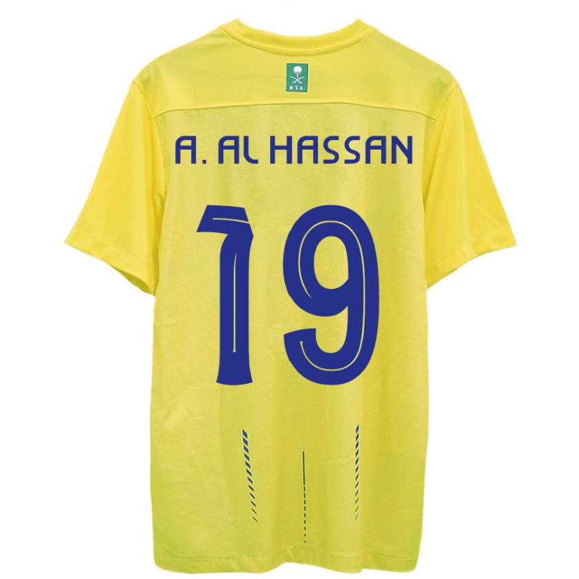 Kandiny Deti Ali Al-Hassan #19 Žltá Dresy Hazai Csapatmez 2023/24 Triĭká