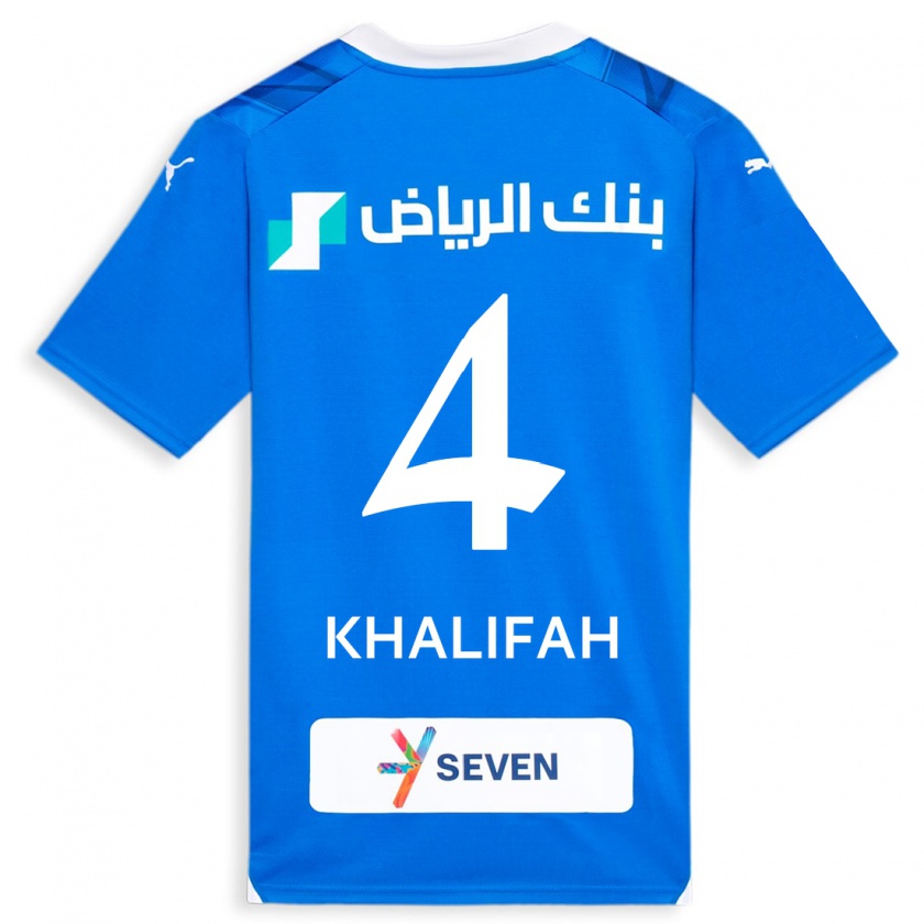 Kandiny Deti Khalifah Al-Dawsari #4 Modrá Dresy Hazai Csapatmez 2023/24 Triĭká