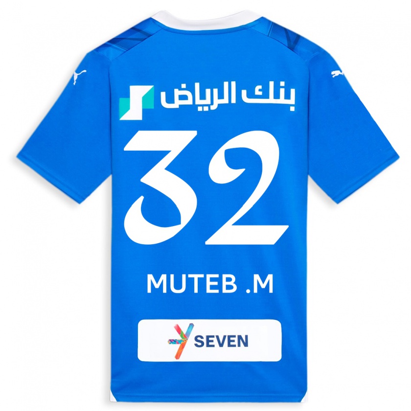 Kandiny Deti Muteb Al-Mufarrij #32 Modrá Dresy Hazai Csapatmez 2023/24 Triĭká