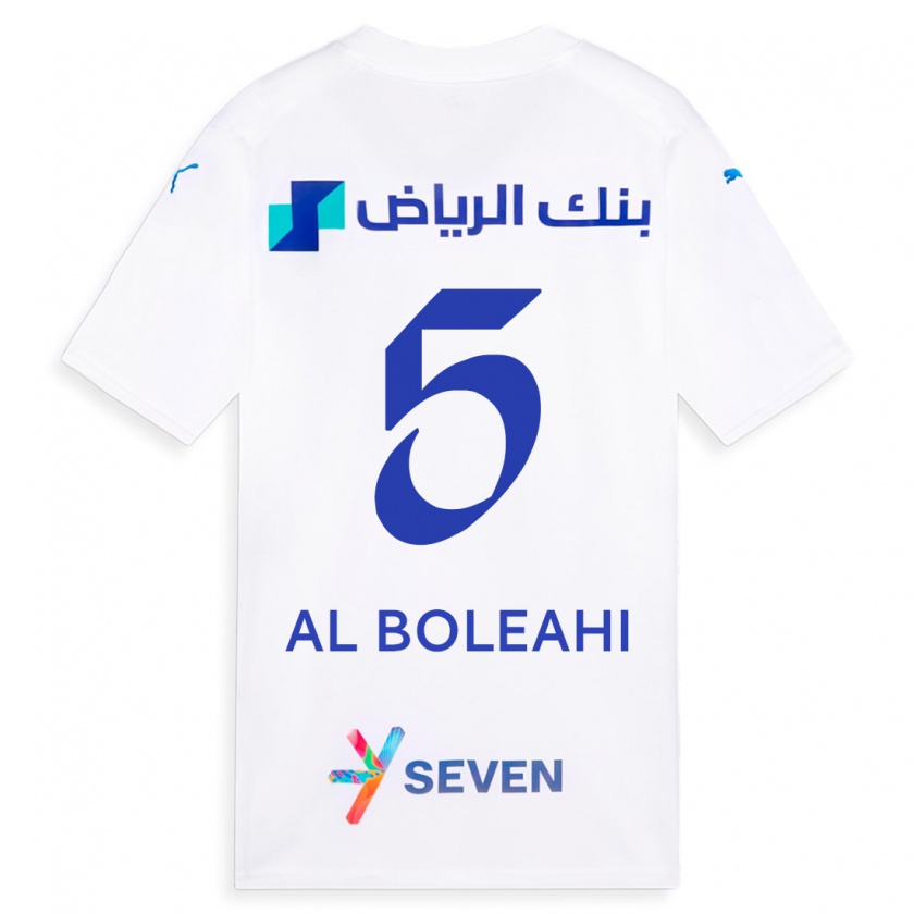 Kandiny Deti Ali Al-Boleahi #5 Biely Dresy Idegenbeli Csapatmez 2023/24 Triĭká