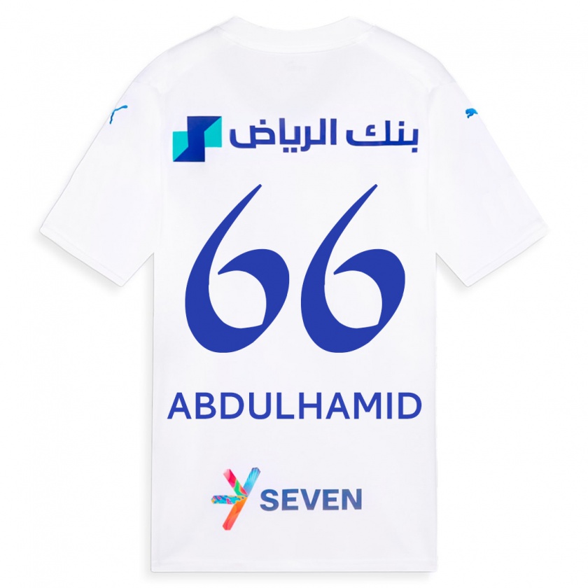 Kandiny Deti Saud Abdulhamid #66 Biely Dresy Idegenbeli Csapatmez 2023/24 Triĭká