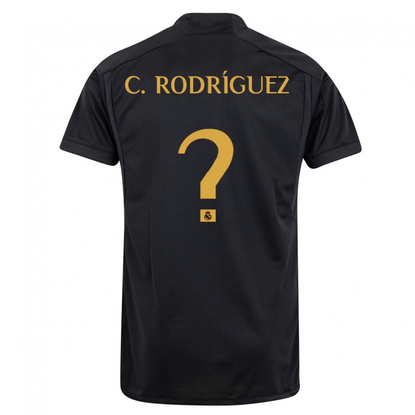 Kandiny Deti Carlos Rodríguez #0 Čierna Dresy Tretia Csapatmez 2023/24 Triĭká