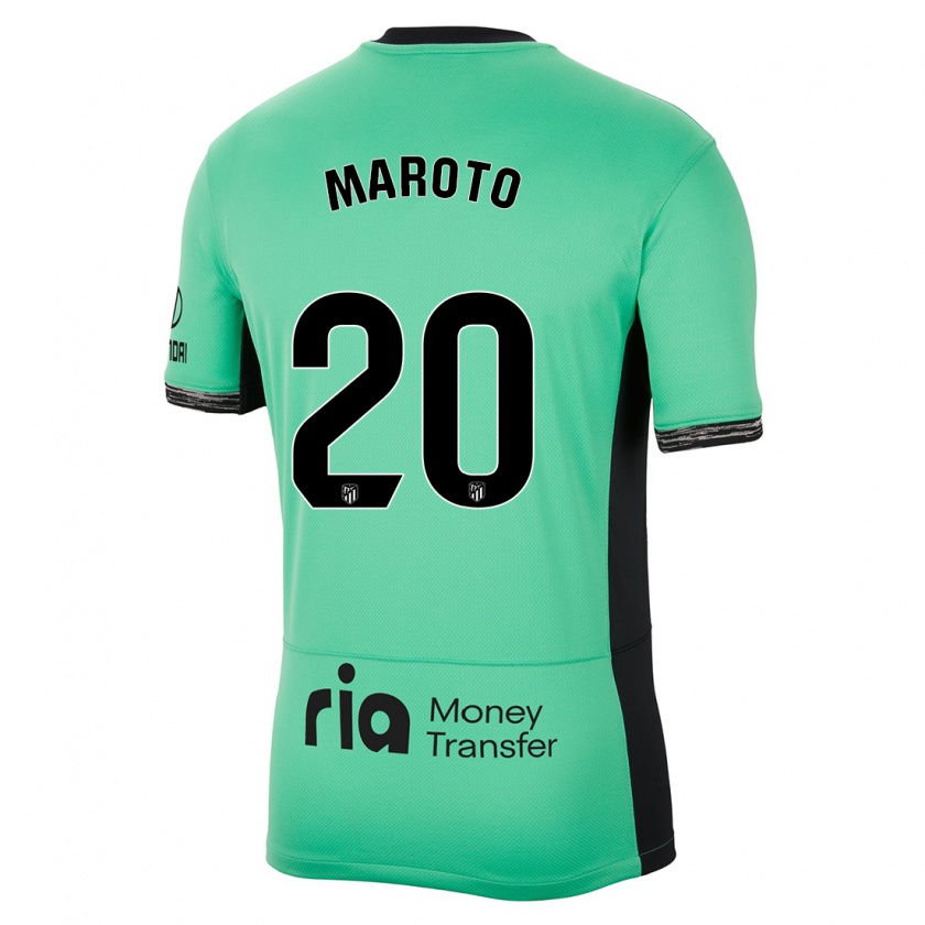 Kandiny Deti Mario Maroto #20 Jarná Zelená Dresy Tretia Csapatmez 2023/24 Triĭká