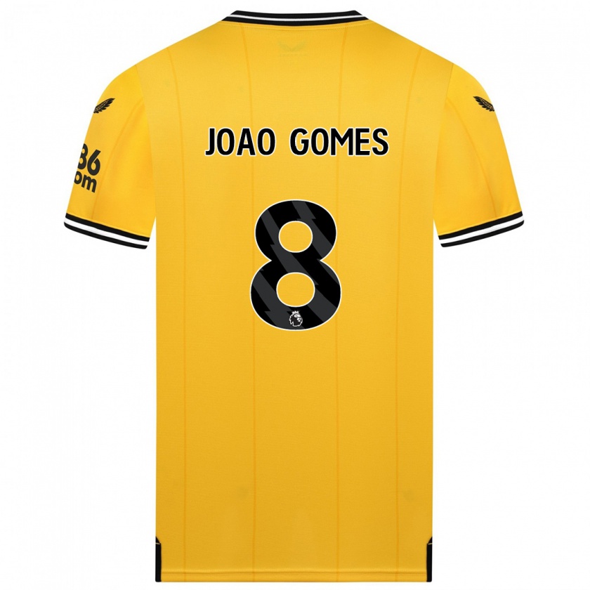 Kandiny Muži João Gomes #8 Žltá Dresy Hazai Csapatmez 2023/24 Triĭká