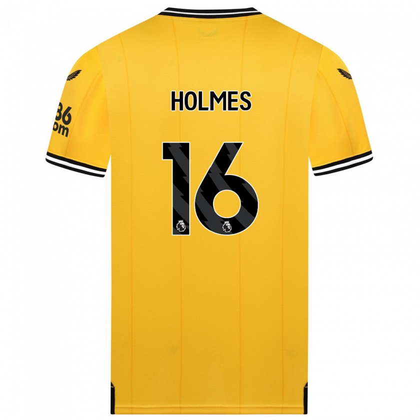 Kandiny Muži Summer Holmes #16 Žltá Dresy Hazai Csapatmez 2023/24 Triĭká