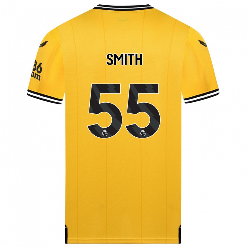 Kandiny Muži Jackson Smith #55 Žltá Dresy Hazai Csapatmez 2023/24 Triĭká