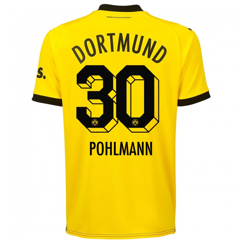 Kandiny Muži Ole Pohlmann #30 Žltá Dresy Hazai Csapatmez 2023/24 Triĭká