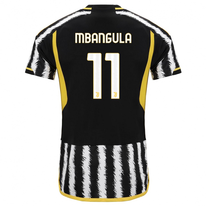 Kandiny Muži Samuel Mbangula #11 Čierna Biela Dresy Hazai Csapatmez 2023/24 Triĭká