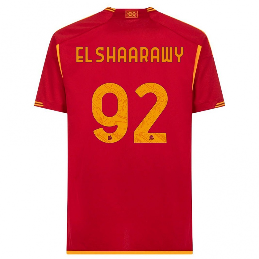 Kandiny Muži Stephan El Shaarawy #92 Červená Dresy Hazai Csapatmez 2023/24 Triĭká