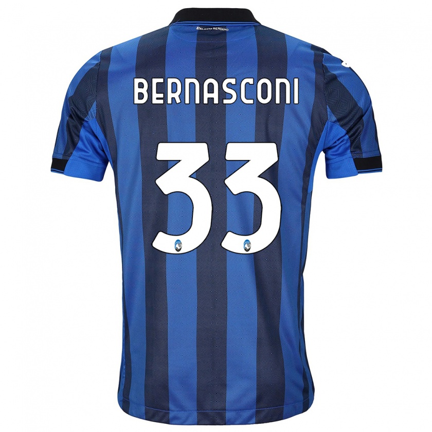 Kandiny Muži Lorenzo Bernasconi #33 Čierna Modrá Dresy Hazai Csapatmez 2023/24 Triĭká