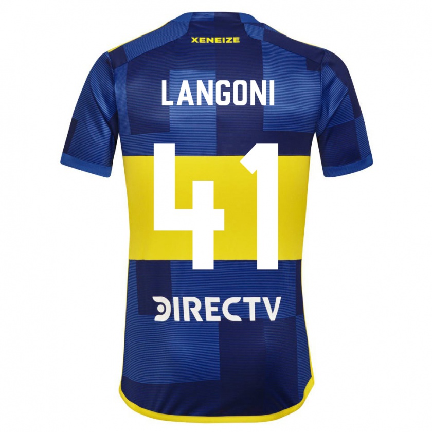 Kandiny Muži Luca Langoni #41 Tmavomodrá Žltá Dresy Hazai Csapatmez 2023/24 Triĭká