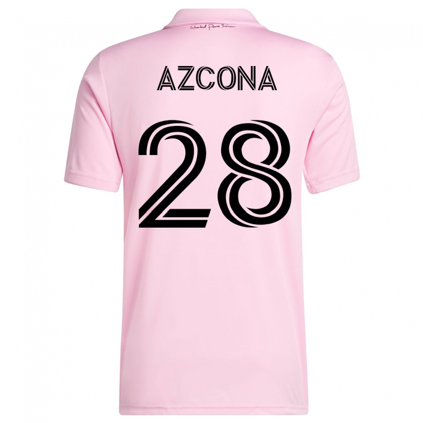Kandiny Muži Edison Azcona #28 Ružová Dresy Hazai Csapatmez 2023/24 Triĭká