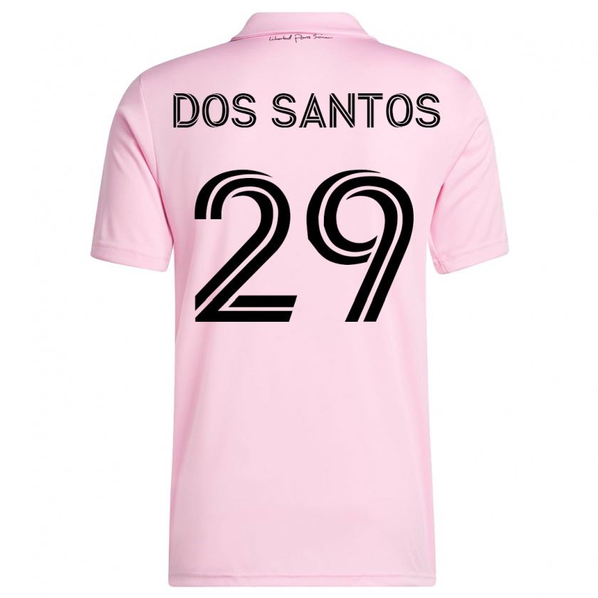 Kandiny Muži Cj Dos Santos #29 Ružová Dresy Hazai Csapatmez 2023/24 Triĭká
