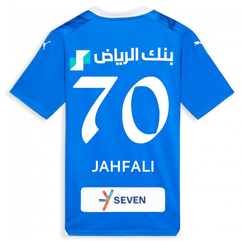 Kandiny Muži Mohammed Jahfali #70 Modrá Dresy Hazai Csapatmez 2023/24 Triĭká
