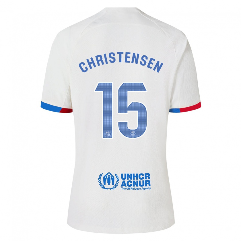 Kandiny Muži Andreas Christensen #15 Biely Dresy Idegenbeli Csapatmez 2023/24 Triĭká