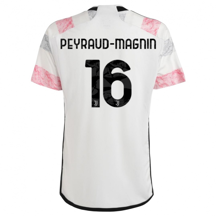 Kandiny Muži Pauline Peyraud-Magnin #16 Biela Ružová Dresy Idegenbeli Csapatmez 2023/24 Triĭká