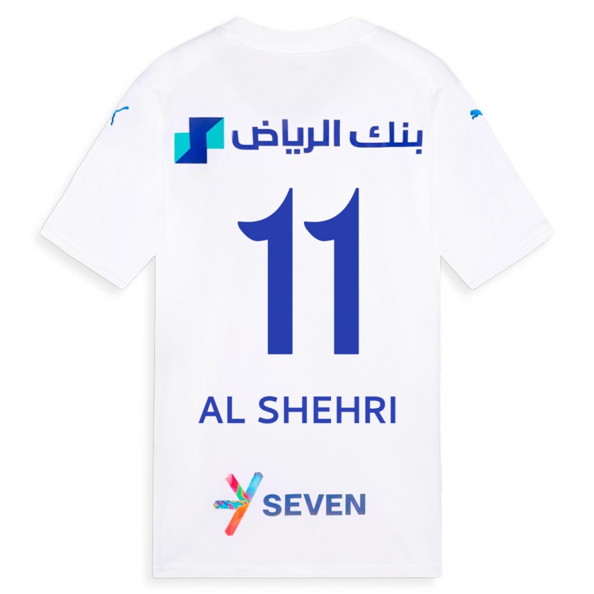 Kandiny Muži Saleh Al-Shehri #11 Biely Dresy Idegenbeli Csapatmez 2023/24 Triĭká